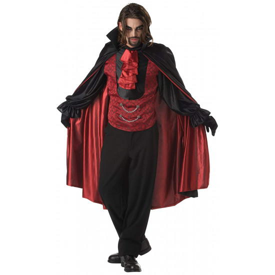 Fantasia Drácula Príncipe das Trevas Adulto Clássico Fantasia Drácula Príncipe das Trevas Adulto Clássico