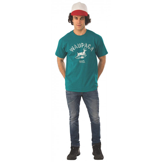 Fantasia Dustin Stranger Things Adulto Clássica Fantasia Dustin Stranger Things Adulto Clássica