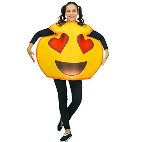 Fantasia Emoji Love Amor Adulto Luxo Fantasia Emoji Love Amor Adulto Luxo