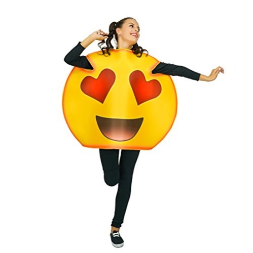 Fantasia Emoji Love Amor Adulto Luxo Fantasia Emoji Love Amor Adulto Luxo
