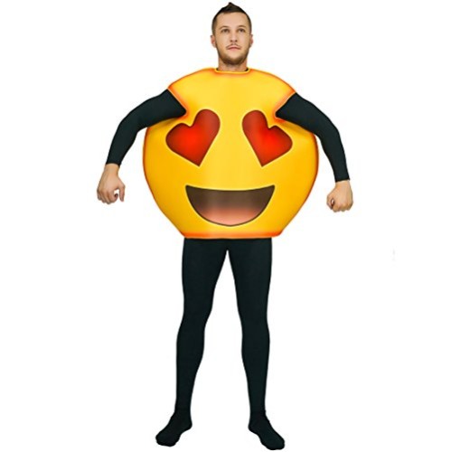 Fantasia Emoji Love Amor Adulto Luxo Fantasia Emoji Love Amor Adulto Luxo