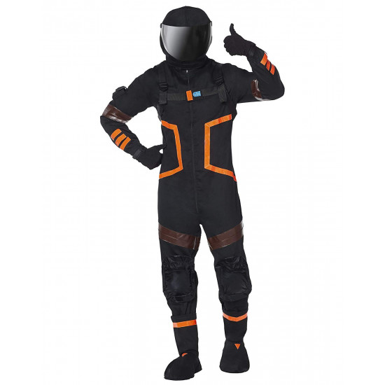 Fantasia Fortnite Skin Dark Voyager Adulto Luxo   