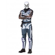 Fantasia Fortnite Skin Skull Trooper Aduto Luxo   