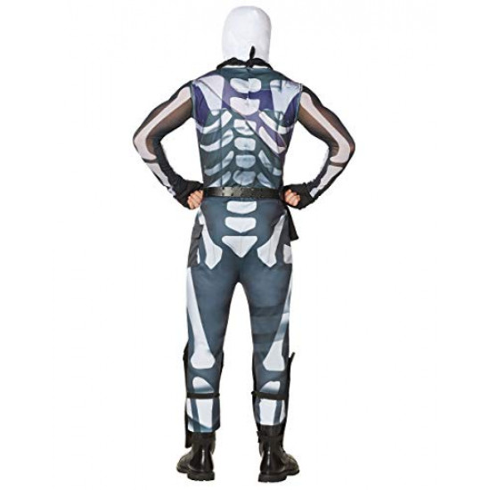 Fantasia Fortnite Skin Skull Trooper Aduto Luxo Fantasia Fortnite Skin Skull Trooper Aduto Luxo