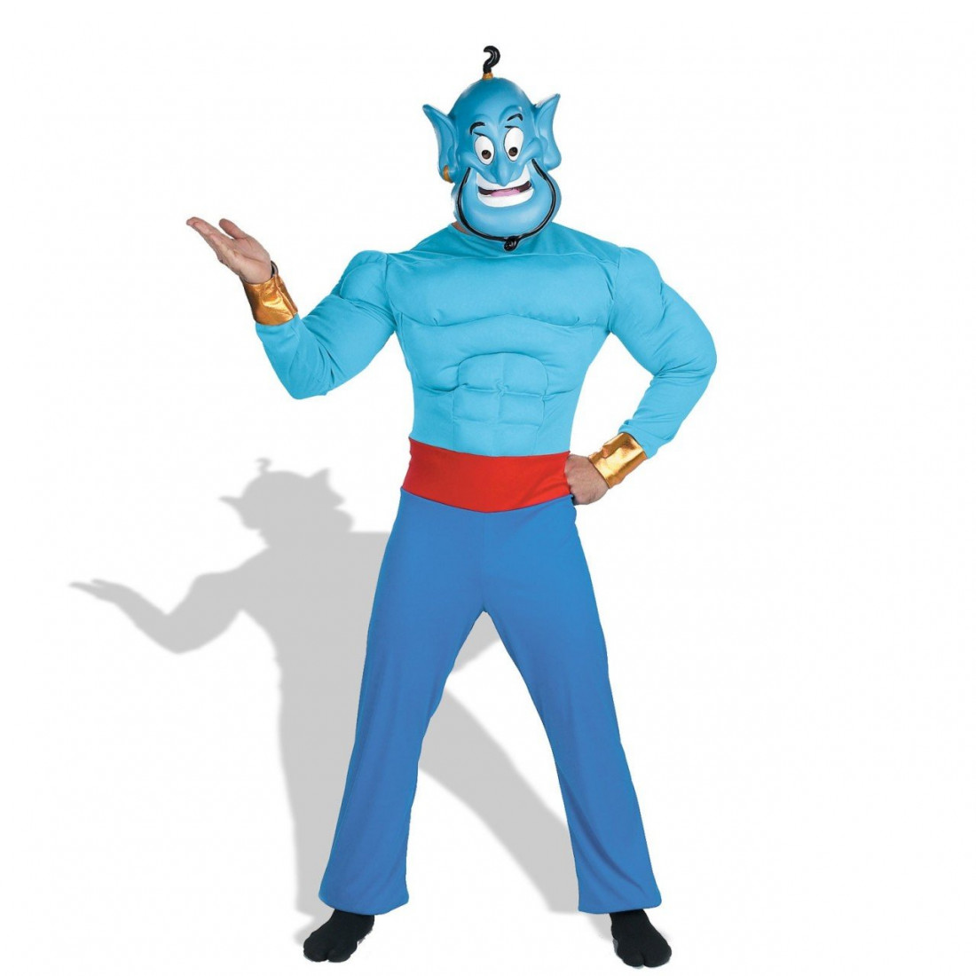 Costume Genio Della Lampada Adulto Pegasus - Con Muscoli, Per Carnevale E Feste A Tema - 6