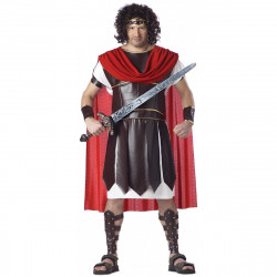Fantasia Gladiador Romano Hércules Adulto Luxo