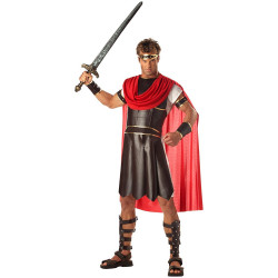 Fantasia Gladiador Romano Hércules Adulto Luxo