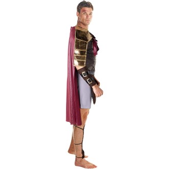 Fantasia Gladiador Romano Marco Antônio Adulto Luxo Fantasia Gladiador Romano Marco Antônio Adulto Luxo