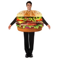 Fantasia Hamburger Luxo Adulto Fantasia Hamburger Luxo Adulto