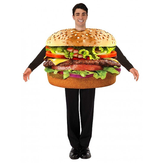 Fantasia Hamburger Luxo Adulto Fantasia Hamburger Luxo Adulto