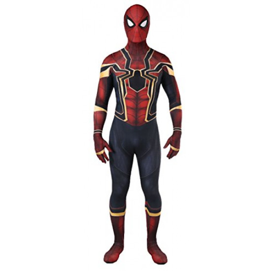 Fantasia Homem Aranha Guerra Infinita Adulto Cosplay