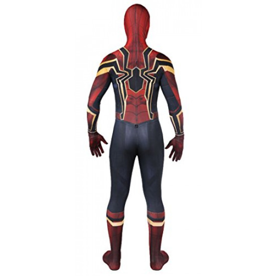 Fantasia Homem Aranha Guerra Infinita Adulto Cosplay