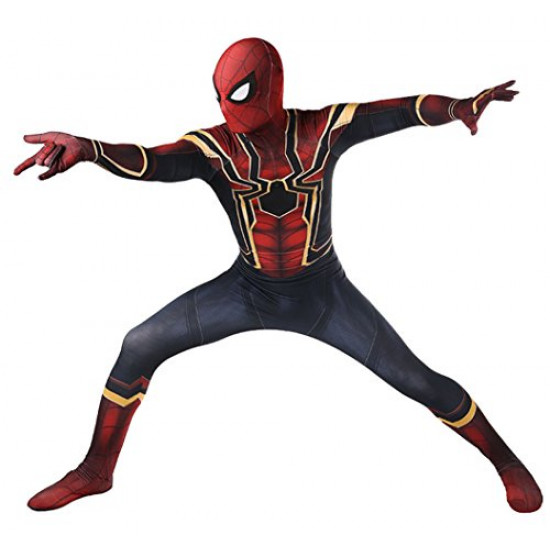 Fantasia Homem Aranha Guerra Infinita Adulto Cosplay