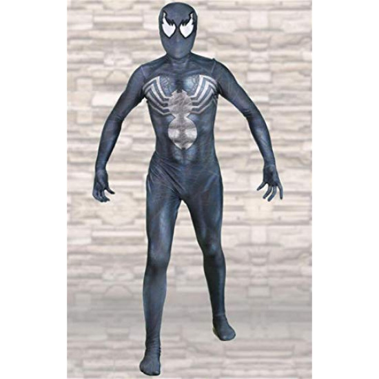 Fantasia Homem Aranha Os Vingadores Luxo Adulto Preto
