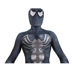 Fantasia Homem Aranha Os Vingadores Luxo Adulto Preto