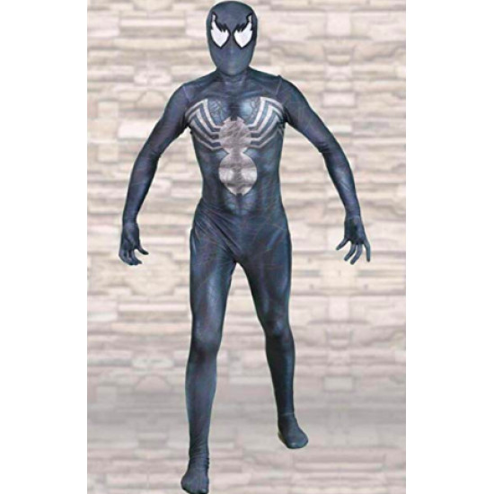 Fantasia Homem Aranha Os Vingadores Luxo Adulto Preto