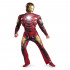Fantasia Homem de Ferro Adulto com Luz no Peito Super Luxo