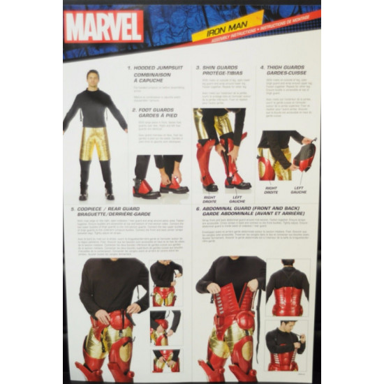 Fantasia Homem de Ferro Adulto Profissional Fantasia Homem de Ferro Adulto Profissional