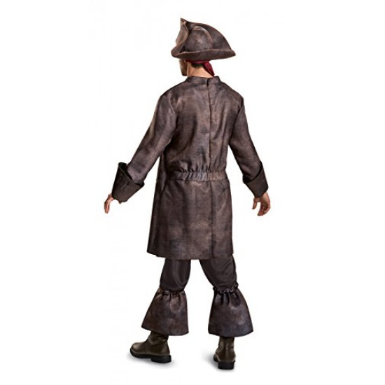 Fantasia Jack Sparrow Piratas do Caribe POTC5 Adulto Luxo Fantasia Jack Sparrow Piratas do Caribe POTC5 Adulto Luxo