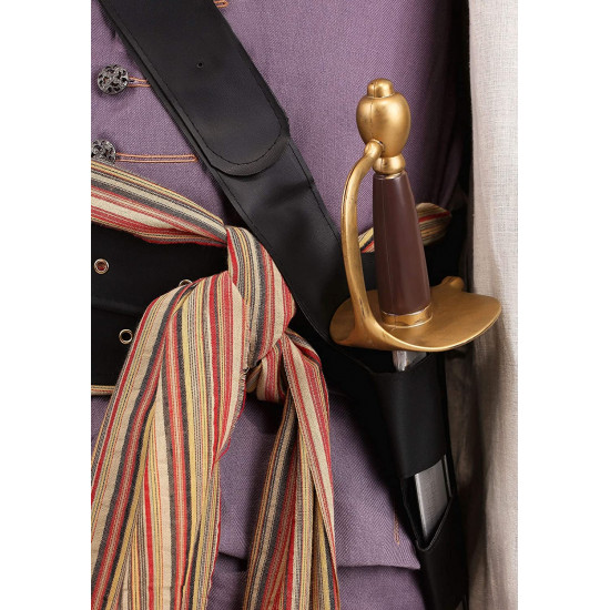 Fantasia Jack Sparrow Piratas do Caribe Realistico Luxo