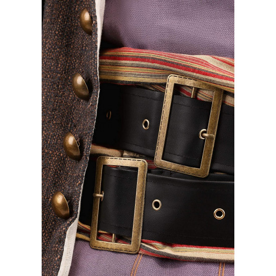 Fantasia Jack Sparrow Piratas do Caribe Realistico Luxo