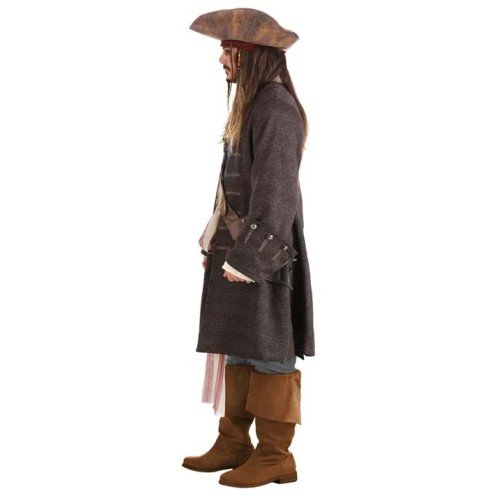 Fantasia Jack Sparrow Pirate Luxo Adulto Caribe Fantasia Jack Sparrow Pirate Luxo Adulto Caribe