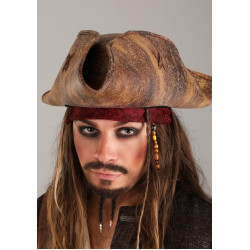 Fantasia Jack Sparrow Pirate Luxo Adulto Caribe