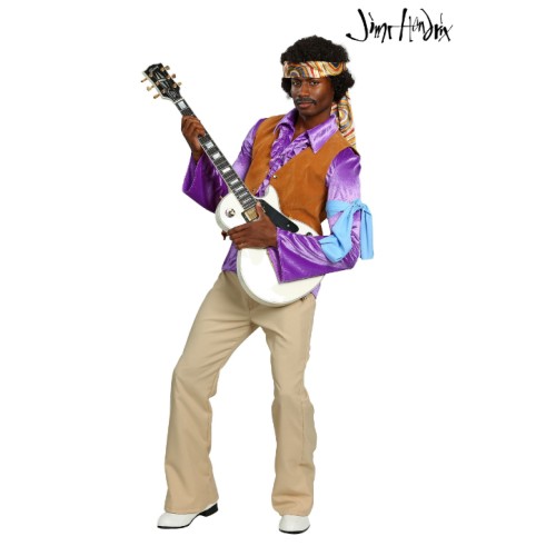 Fantasia Jimi Hendrix Adulto Luxo Fantasia Jimi Hendrix Adulto Luxo