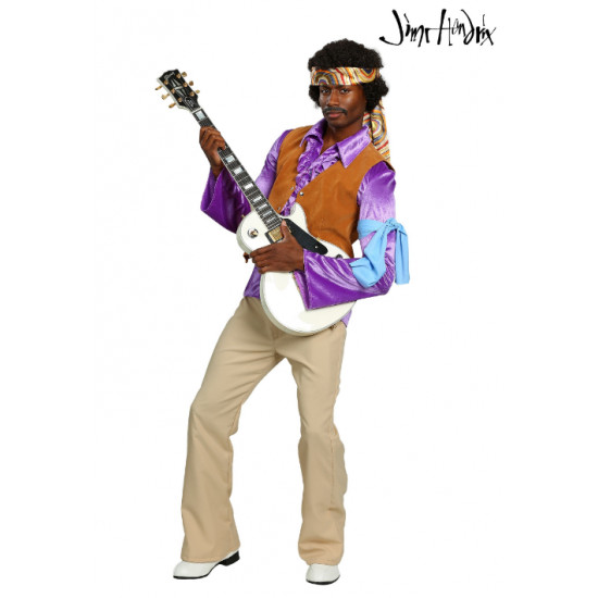 Fantasia Jimi Hendrix Adulto Luxo