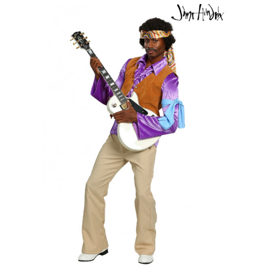 Fantasia Jimi Hendrix Adulto Luxo Fantasia Jimi Hendrix Adulto Luxo