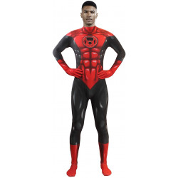 Fantasia Lanterna Vermelha Adulto Spandex