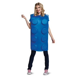Fantasia Lego Azul Adulto