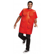 Fantasia Lego Vermelho Adulto