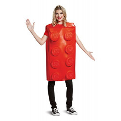 Fantasia Lego Vermelho Adulto