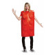Fantasia Lego Vermelho Adulto Fantasia Lego Vermelho Adulto