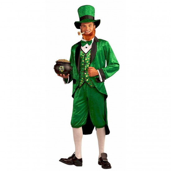 Fantasia Leprechaun Adulto Luxo