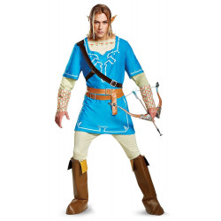 Fantasia Link Lenda da Zelda Sopro da Natureza Adulto Luxo