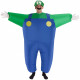Fantasia Luigi Inflável Adulto