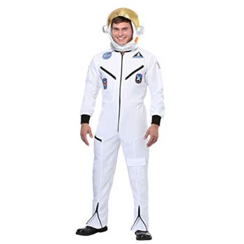 Fantasia Macacão de Astronauta Clássica Adulto Fantasia Macacão de Astronauta Clássica Adulto