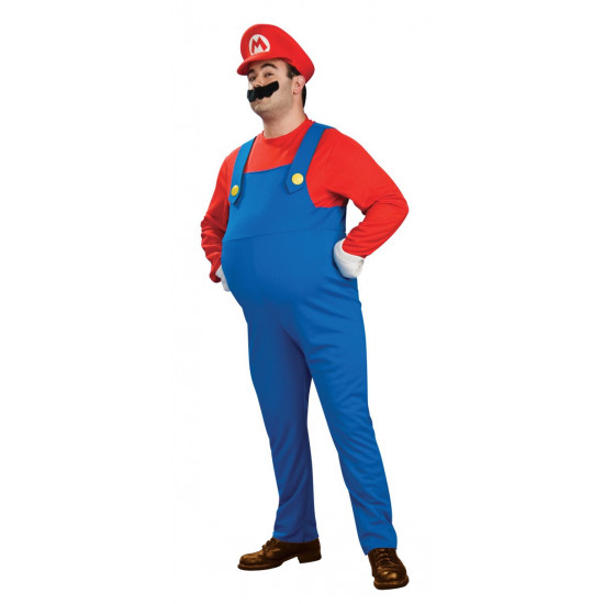 Fantasia Mario Barriga Inflável Adulto Luxo Fantasia Mario Barriga Inflável Adulto Luxo