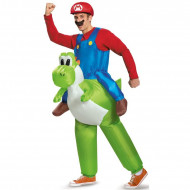 Fantasia Mario e Yoshi Inflável Inflável Adulto