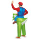 Fantasia Mario e Yoshi Inflável Inflável Adulto Fantasia Mario e Yoshi Inflável Inflável Adulto