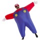 Fantasia Mario Inflável Adulto