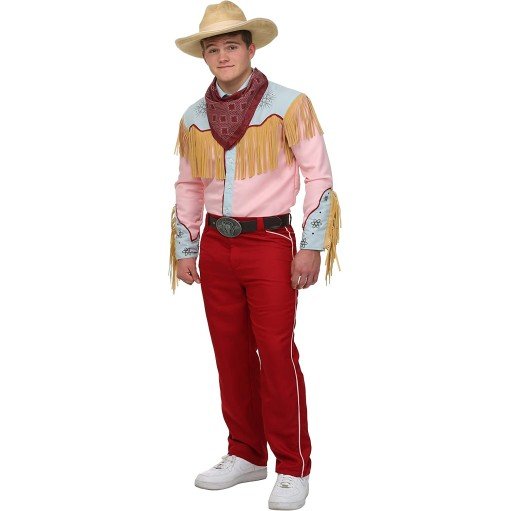 Fantasia Marty Mcfly De Volta para o Futuro Cowboy Fantasia Marty Mcfly De Volta para o Futuro Cowboy