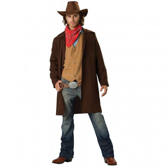 Fantasia Masculina Cowboy Renegado Velho Oeste Adulto Fantasia Masculina Cowboy Renegado Velho Oeste Adulto