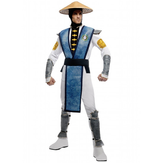 Fantasia Mortal Kombat Raiden Adulto Masculina