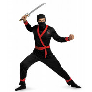 Fantasia Ninja Master Adulto Luxo