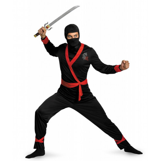 Fantasia Ninja Master Adulto Luxo Fantasia Ninja Master Adulto Luxo