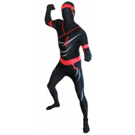 Fantasia Ninja Master Spandex Adulto Luxo