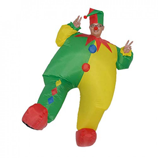 Fantasia Palhaço Inflável Adulto Luxo Fantasia Palhaço Inflável Adulto Luxo